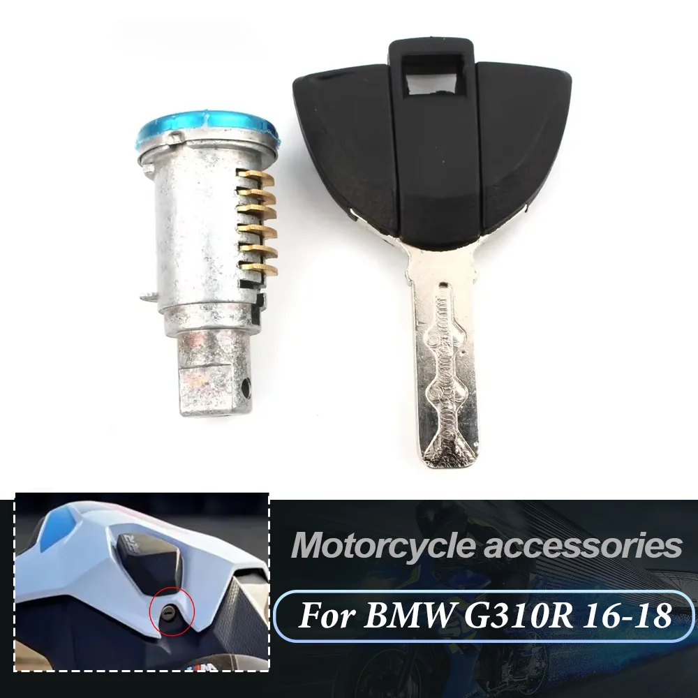 

Для BMW G310R G310GS F650 F650GS R850RT R850R R850GS R850C S1000XR S1000R S1000RR Замок заднего пассажирского сиденья мотоцикла Основный ключ