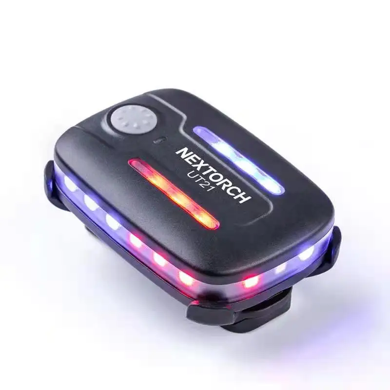

Тяжелый датчик движения Nari UT21, красный, синий Blaster, светодиодный наплечный мигающий светильник, безопасность патруль, вращение на 360 °, много...