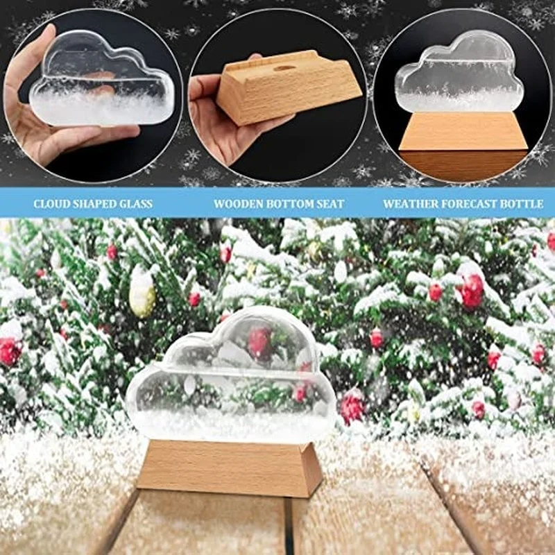 

Creative Glass Forecaster Weather Forecast Bottle Storm Bottle Net Red Cloud Home Accessories Decorative Bottle Holiday Gifts