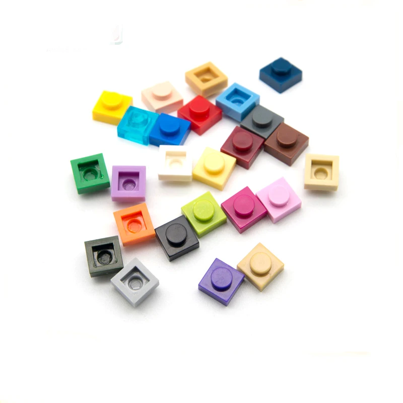 

MOC Parts 3024 Plate 1 x 1 Compatible Bricks DIY Assmble Education Technical Building Blocks Particle Kid Puzzle Brain Toy Gift