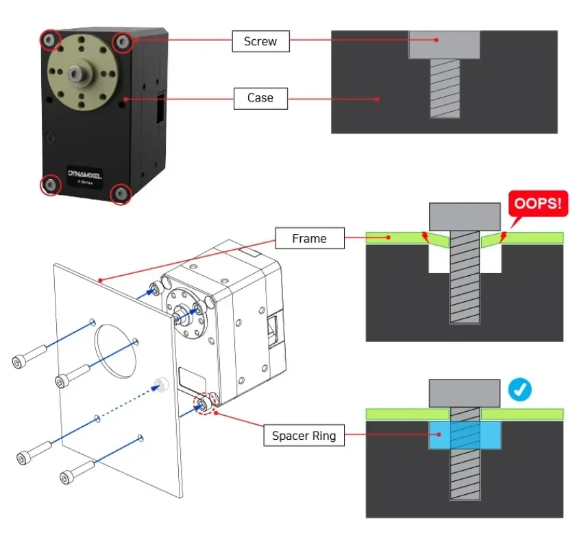 Специальный рулевой двигатель ROBOTIS DYNAMIXEL XL430-W250-T Dynamixel для робота