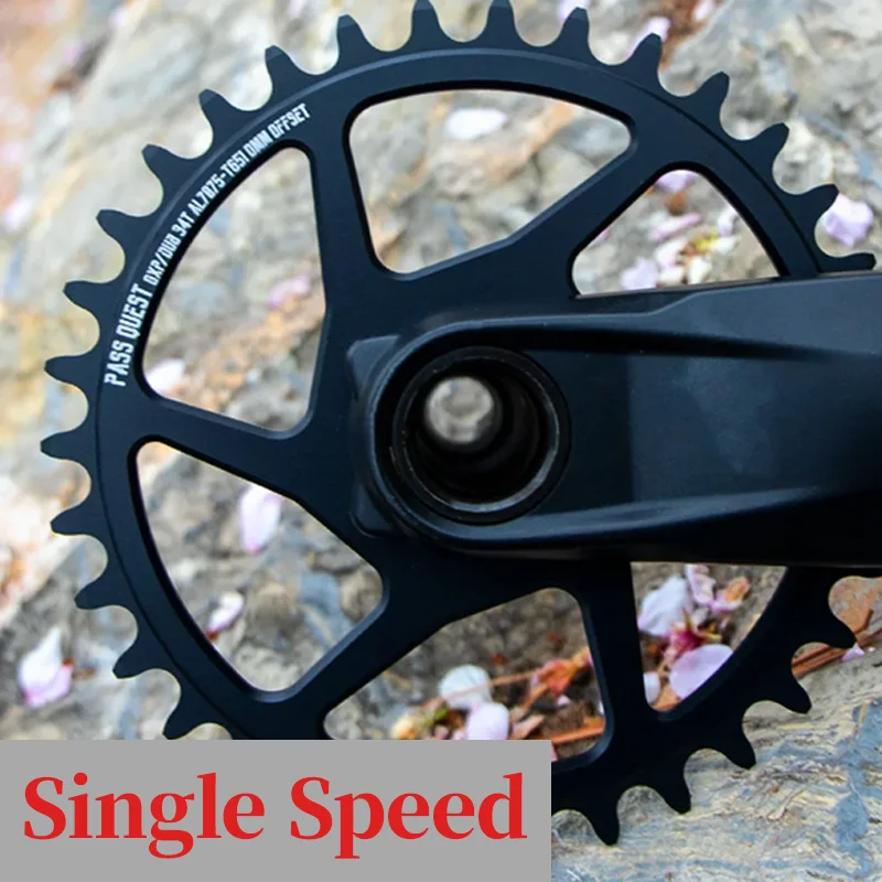 Фото 4 болта 104 Bcd Звездочка 3 болта с прямым креплением для Sram Xx Xx1 X01 Crown 28 30 32 34 зубца, одна скорость, 1x звездочка Mtb №1