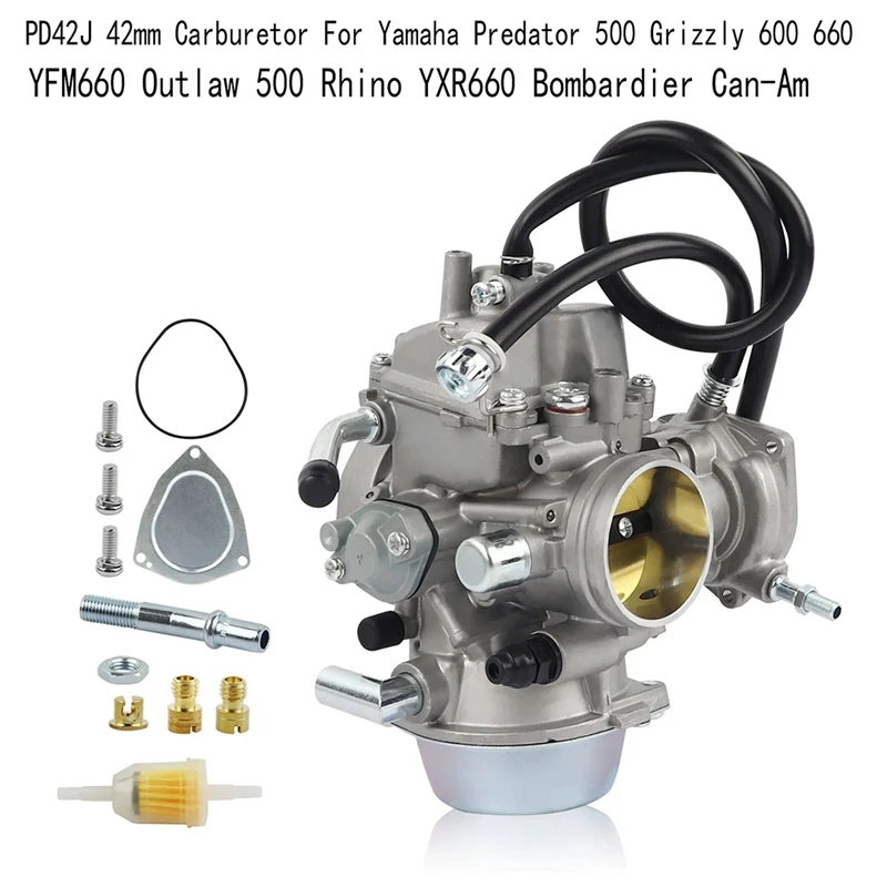 Карбюратор PD42J 42 мм для Yamaha Predator 500 гризли 600 660 YFM660 Outlaw Rhino YXR660 Ру ру-Am