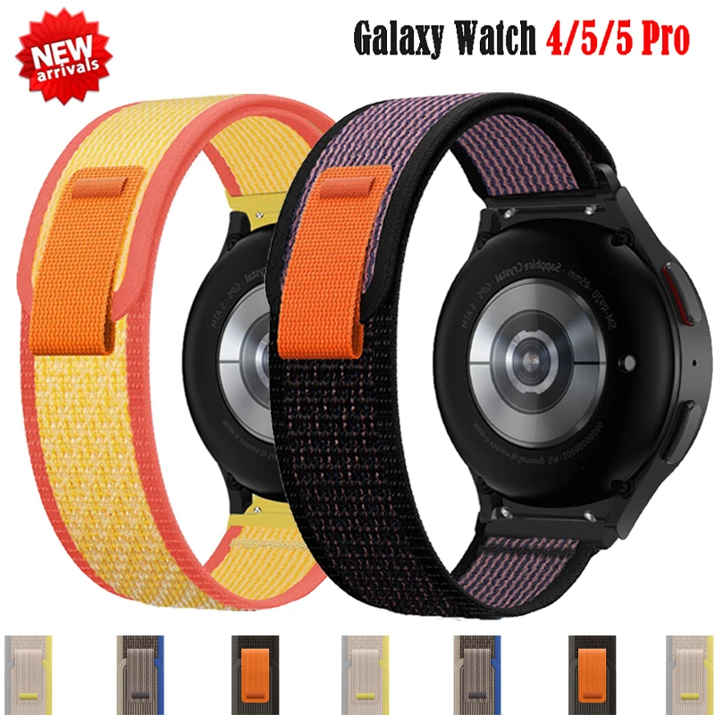 

20mm Strap for Samsung Galaxy watch 4 44mm 40mm 4 classic 46mm 42mm Trail loop nylon bracelet belt Galaxy watch 5 Pro 45mm band