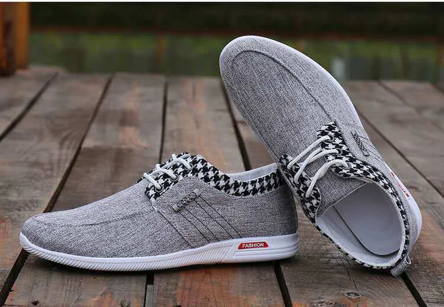

Canvas Breathable Driving Shoes Men Casual Shoes Men Loafers Soft Comfortable Mens Flats Shoes Non-slip Loafers S9880-S9889