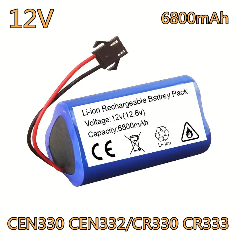 

Литий-ионный аккумулятор 11,1 В/12,6 в 6800 мАч 18650 для робота-пылесоса Ecovacs Deebot Deepoo CEN330 CEN332 / CR330 CR333