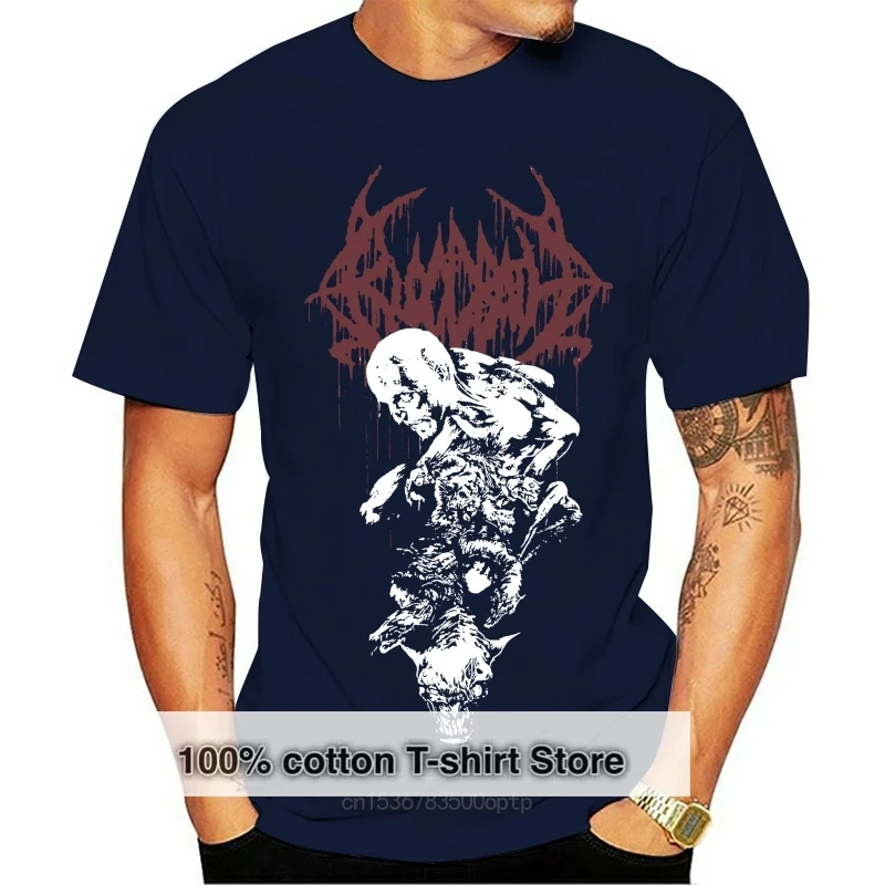 

Мужская черная футболка с логотипом группы nightbath