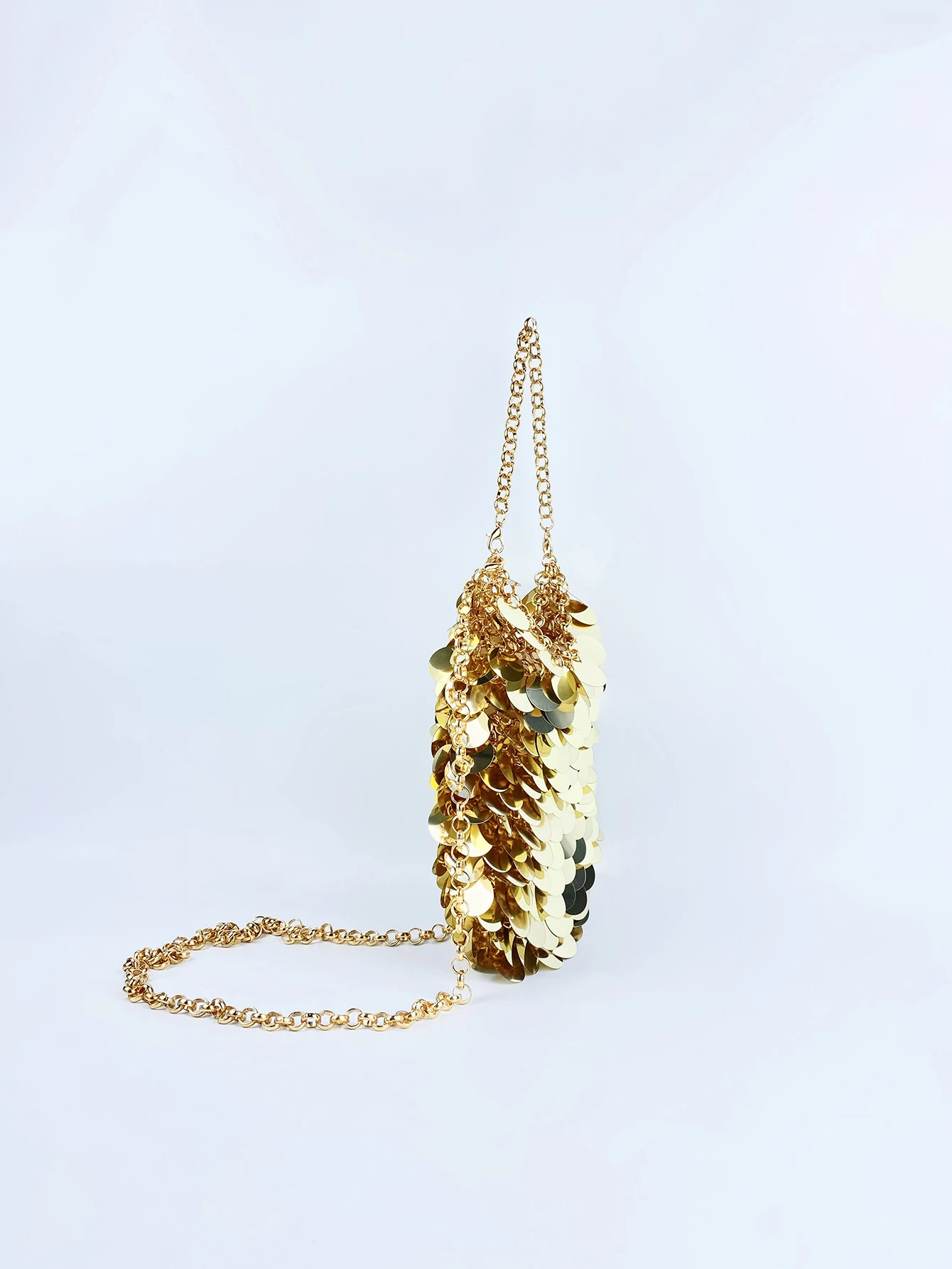 Металлическая Расшитая Блестками И Матовая Рыбья Чешуя Женская Модная Сумка