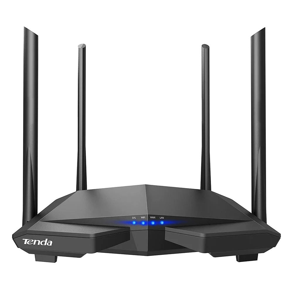 

Tenda AC6 Dual Band WiFi AC1200 Router High Speed Wireless Internet Router with Smart App MU-MIMO for Home Black