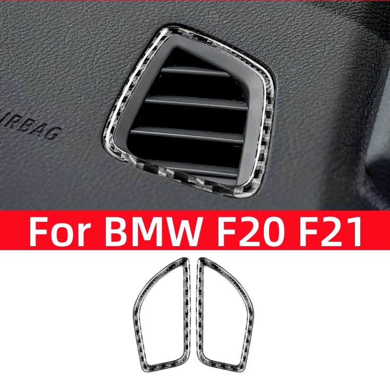Фото Углеродное волокно для BMW 1 серии F20 F21 2012-2018, аксессуары для интерьера, крышка для вентиляционного отверстия автомобильного кондиционера, от... №1