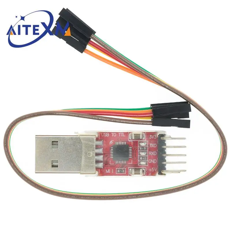 5-контактный разъем CP2102 USB 2 0 для UART TTL модуль последовательный преобразователь STC