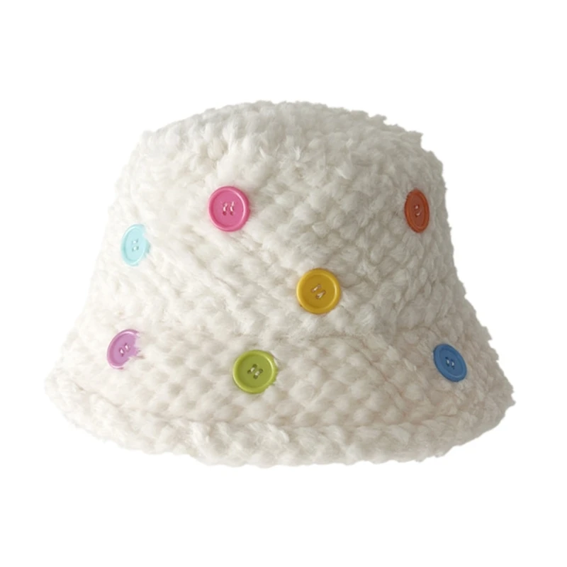 Женская зимняя шляпа-ведро теплая плюшевая рыбацкая кепка повседневная