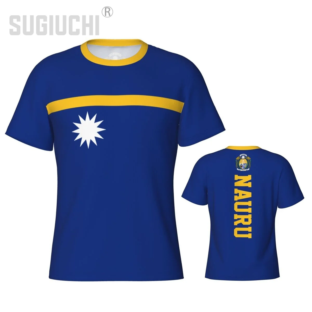 Облегающая спортивная футболка Nauru Flag Nauruan 3D для мужчин и женщин футболки