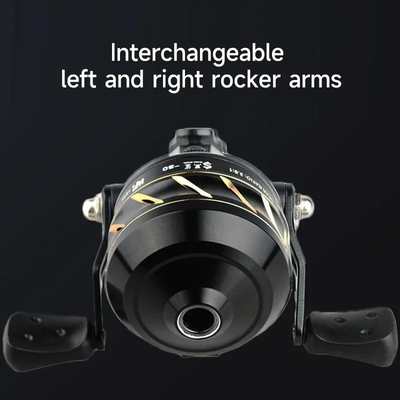 Высокоскоростное соотношение металлическая катушка для стрельбы рыбы рогатка