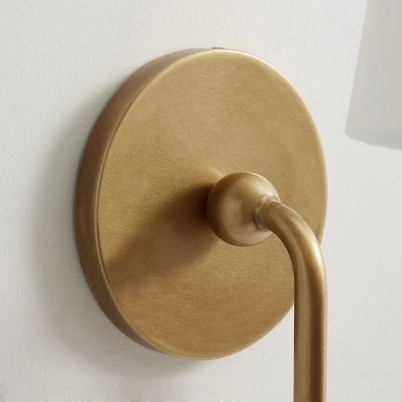 Простой льняной настенный светильник французские шкафы для спальни