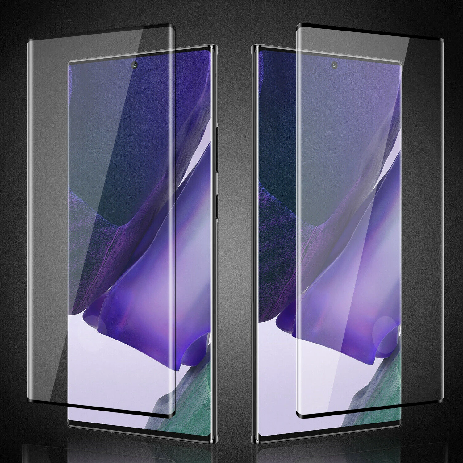 Screen Protector For Samsung Galaxy Note 20 / 20 Ultra Curved Edge Tempered Glass Protectors Full Screen Coverage Protection
