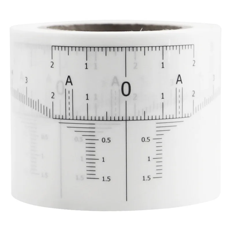 

Линейка для бровей одноразовая клейкая, микроблейдинг, инструмент для перманентного макияжа, 50 шт.