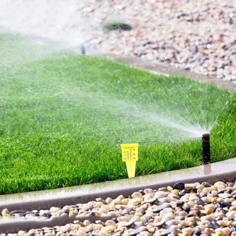 Датчик дождя портативный Желтый садовый дождемер 5 шт.