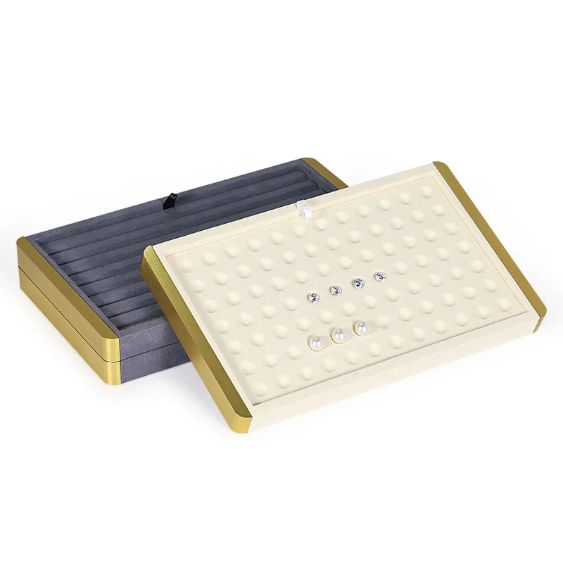 Metal Diamond Transformation Display Tray Bare Stone Beads Look Pallet Pearl Bracelet Ladder Jewelry Storage Display Tray