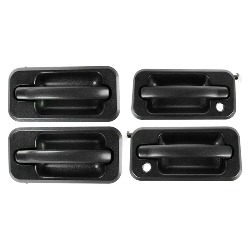 

4 шт. комплект наружных ручек для наружной двери автозапчасти для 2003-2009 Hummer H2 черная текстура 131609870457 15104792 10360326