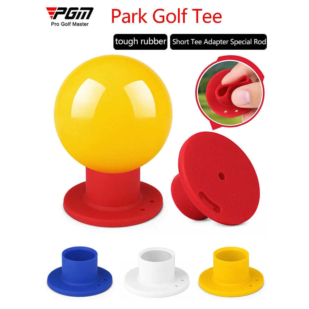 Фото Ти-ти для гольфа PGM Golf Park, 2/4 шт., стабильные резиновые ти-ти с нескользящим прочным основанием для гольфа в парках, на драйвинг-рейнджах, для тренировок в помещении и на улице №5