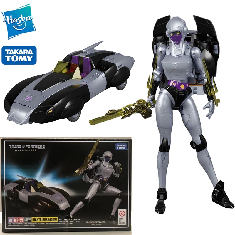 

In Stock Hasbro TAKARA TOMY Transformers Masterpiece MP-55 Nightbird Shadow Anime Action Figures Model Collection Robot Toy