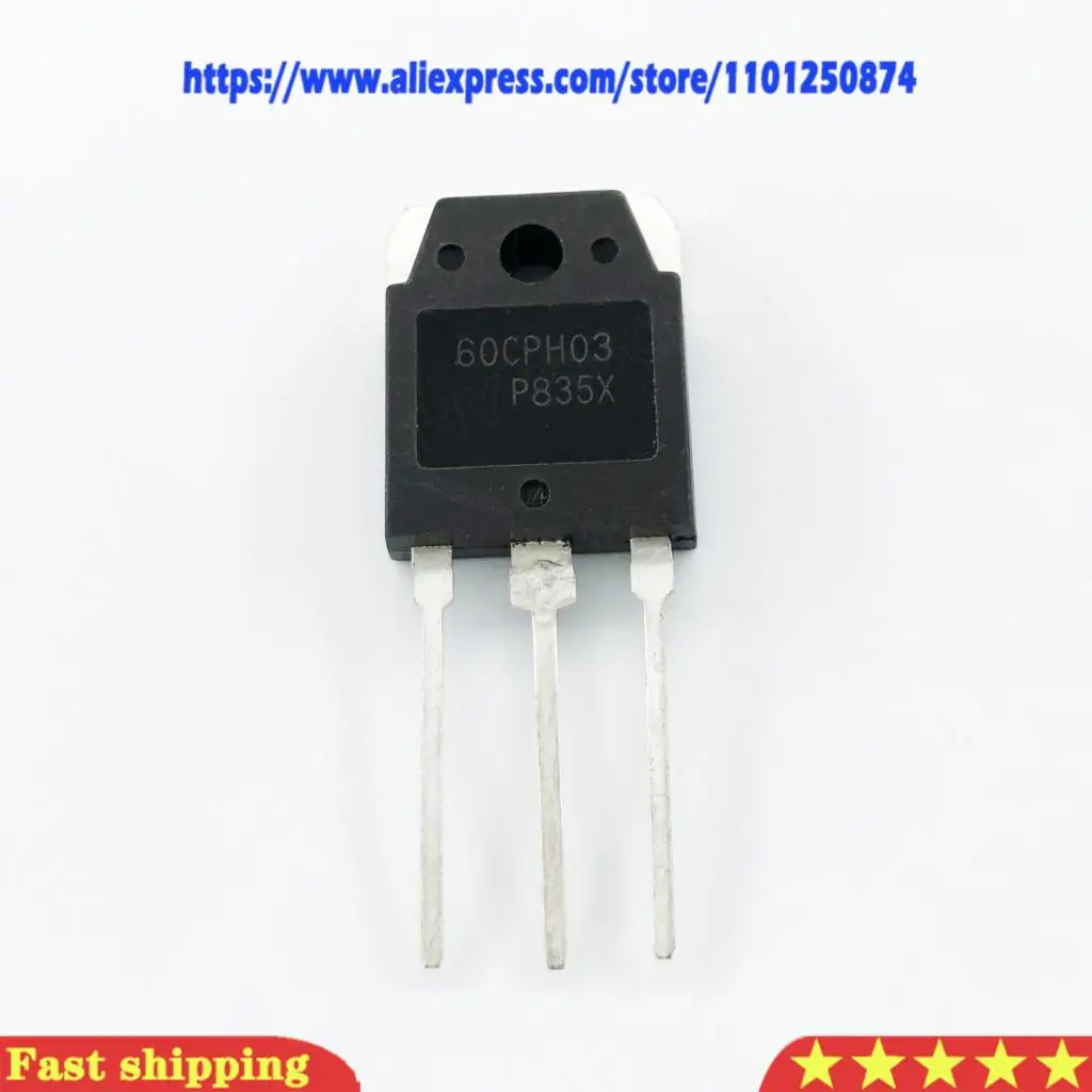 

5pcs/lot 60CPH03 TO-247 60CPH03PBF TO247 VS-60CPH03 300V 60A original