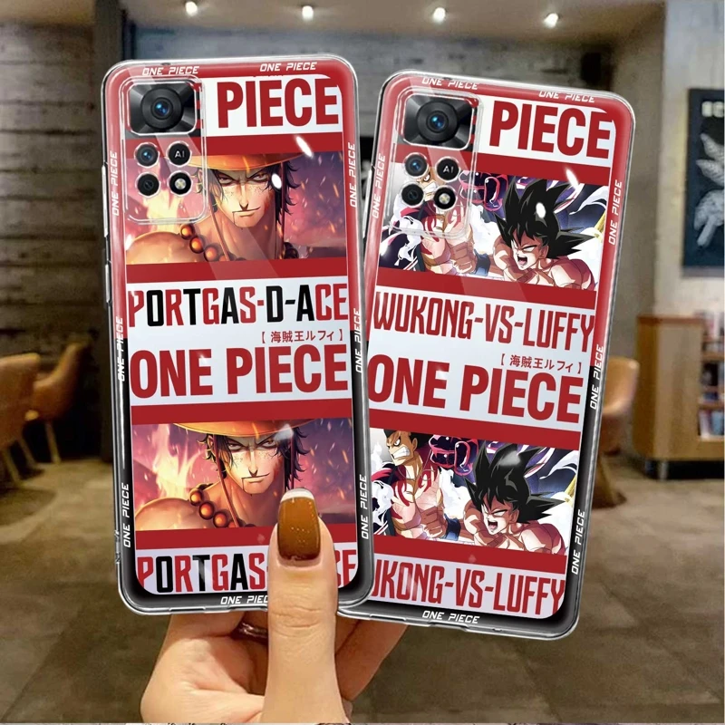 

For Xiaomi Redmi 9C 10C 12C 9A 9 K40 Pro 9T Redmi9 Funda Case One Piece Anime Luffy Luxury