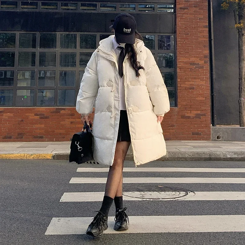 Женская повседневная однотонная верхняя одежда с длинными рукавами куртка-парка