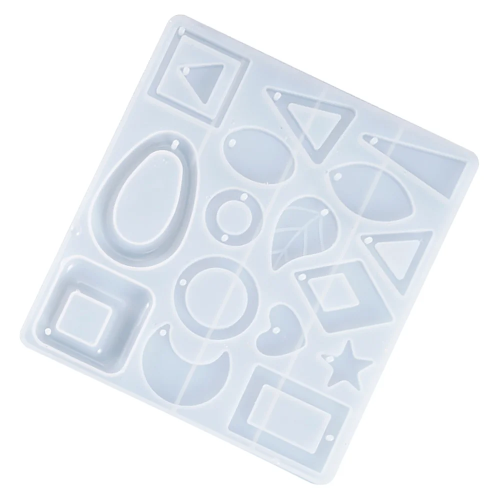 Earring Pendant Mold Jewelry DIY Silicone Making Crystal Epoxy Hanging Adornment