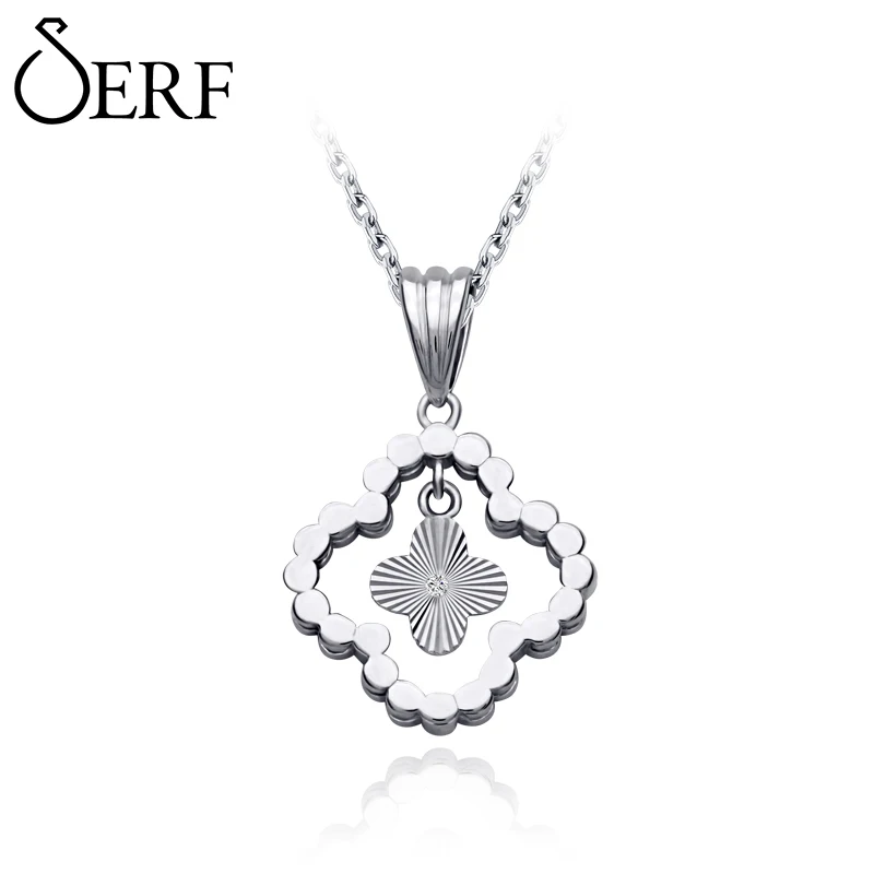 

S925 Sterling Silver 2022 Women Necklaces Four Leaf Clover Pendant Fashion Luxury Chains Trendy Jewelry Chokers Accessories Gift