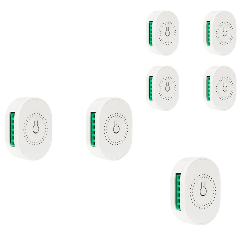 

Мини-переключатель «сделай сам» Φ Tuya Smart Zigbee 3,0 16A с или без нейтрального провода, умный дом, 2-стороннее управление