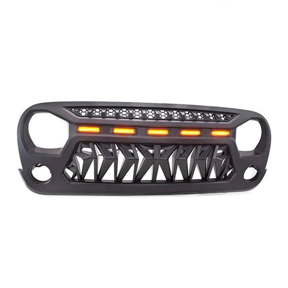 Для Jeep Wrangler JK 2007-2017 Сменные рыцарские грили Автомобильная гоночная решетка