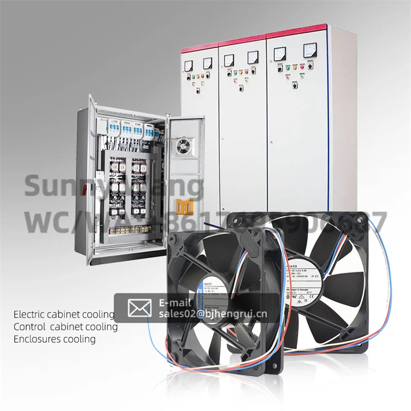 Фото ebmpapst 4414F/2 12 см 120*120*25 мм 24 В постоянного тока 5,0 Вт 2900 об/мин 100CFM 0,21A осевой охлаждающий вентилятор шарикоподшипника №4