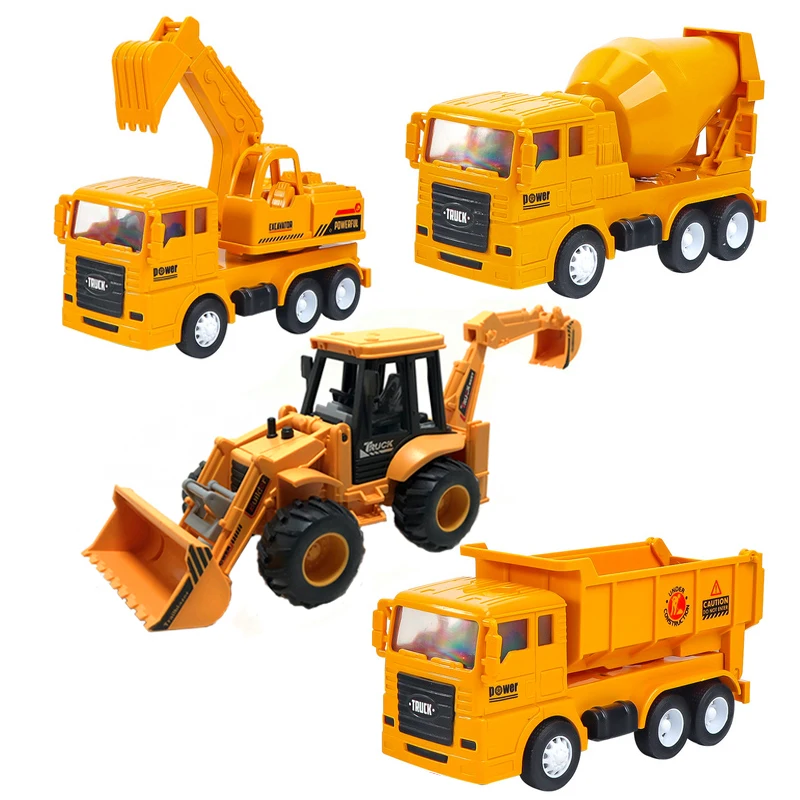 Инженерная Игрушечная машина пластиковая инерционная ручная толчка инженерное