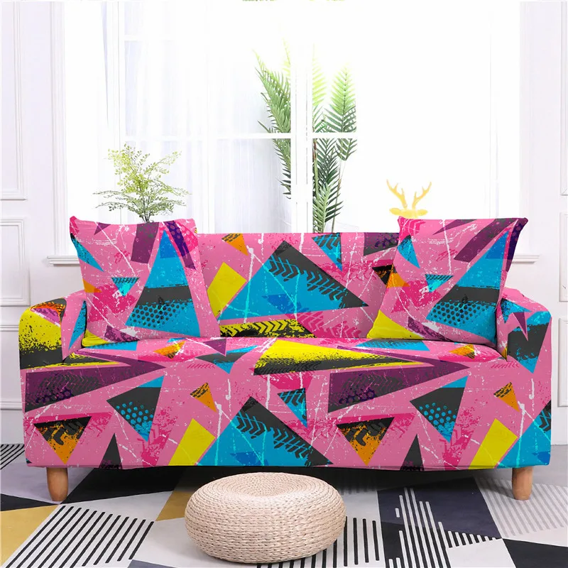 

Эластичный чехол для дивана, с геометрическим принтом, для гостиной, 1/2/3/4