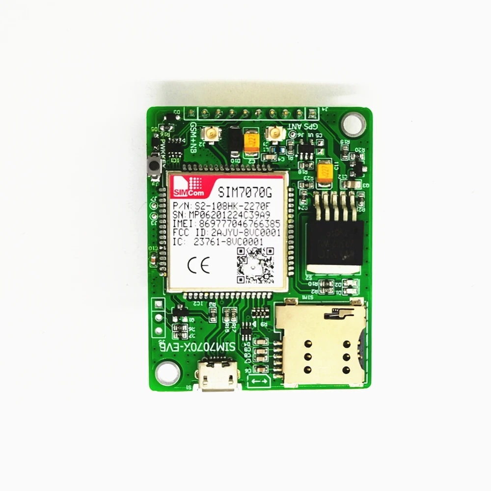 

SIMCOM SIM7070G Breakout board CAT-M NB-IoT GPRS module compatible with SIM7000/SIM800F/SIM900 CAT-M CAT-NB GSM/GPRS band