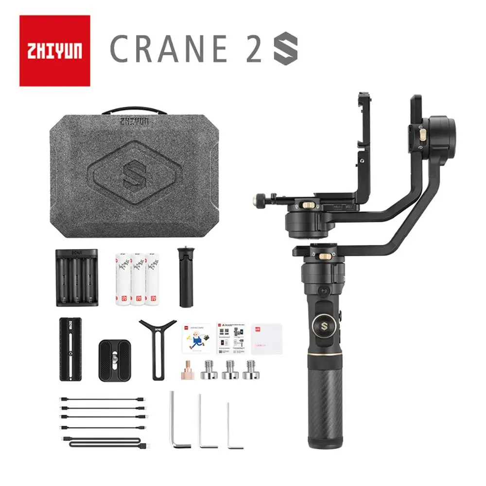 

ZHIYUN Crane 2S/COMBO/PRO 3-Axis Handheld Gimbal Camera Stabilizer For All DSLR Canon BMPCC Sony Panasonic Cameras