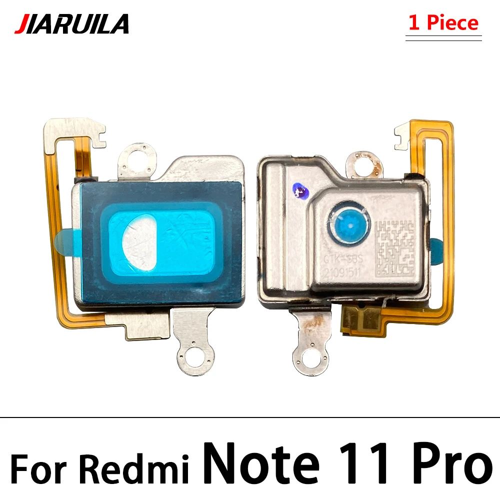 Фото Верхний динамик для Xiaomi Redmi Note 11 11S 12 12S Pro Plus Turbo, встроенный передний наушник, сменные наушники для ремонта звука №3
