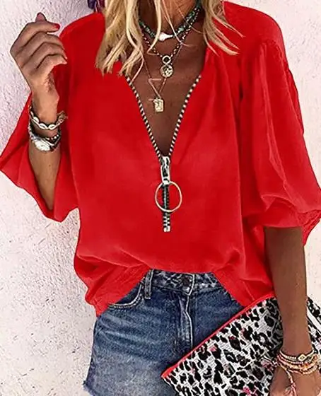 Рисунок 3 - Женская Однотонная рубашка с длинным