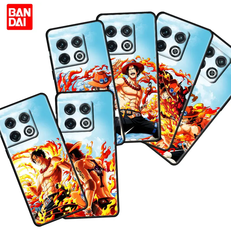 

One Piece Ace Fire Anime Cell Phone Case for Oneplus 9 10 Pro 8 8T 9R Nord 2 N100 N10 CE N200 5G Silicone Soft Thin Trend Cover