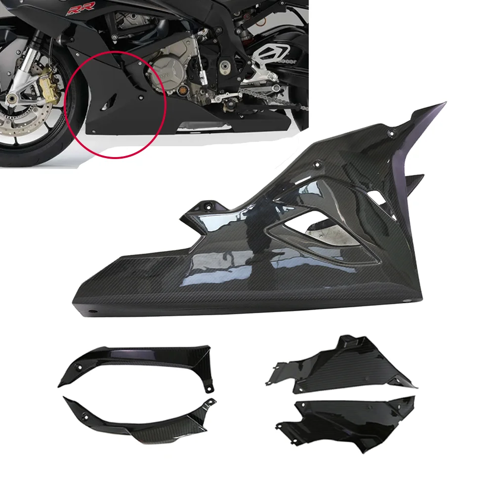 

100% 3K Dry Carbon Fiber Belly Pan Motorcycle Parts Undertray Under Full Fairing Kits For BMW S1000RR/M1000RR 2020+