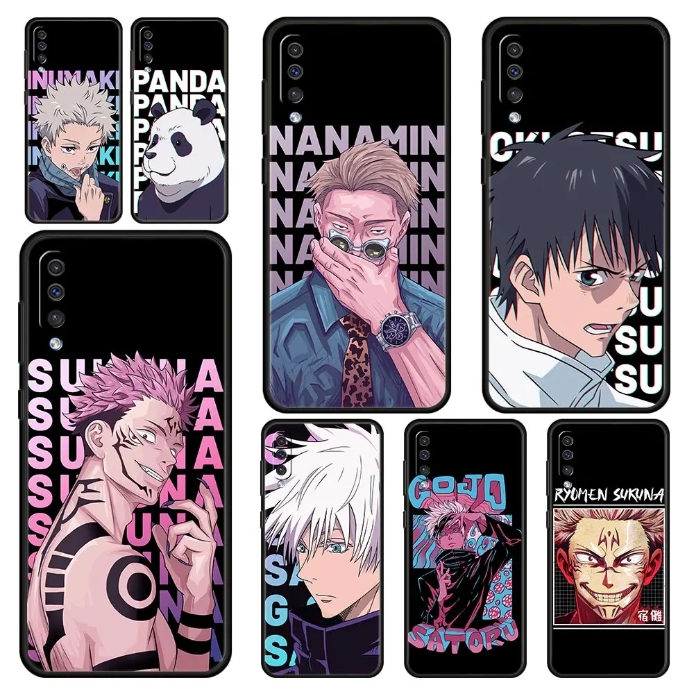 

Dark Jujutsu Kaisen Gojo Satoru Phone Case For Samsung Galaxy A52 A50 A70 A30 A40 A20S A20E A02S A12 A22 A72 A32 5G A04s Cover