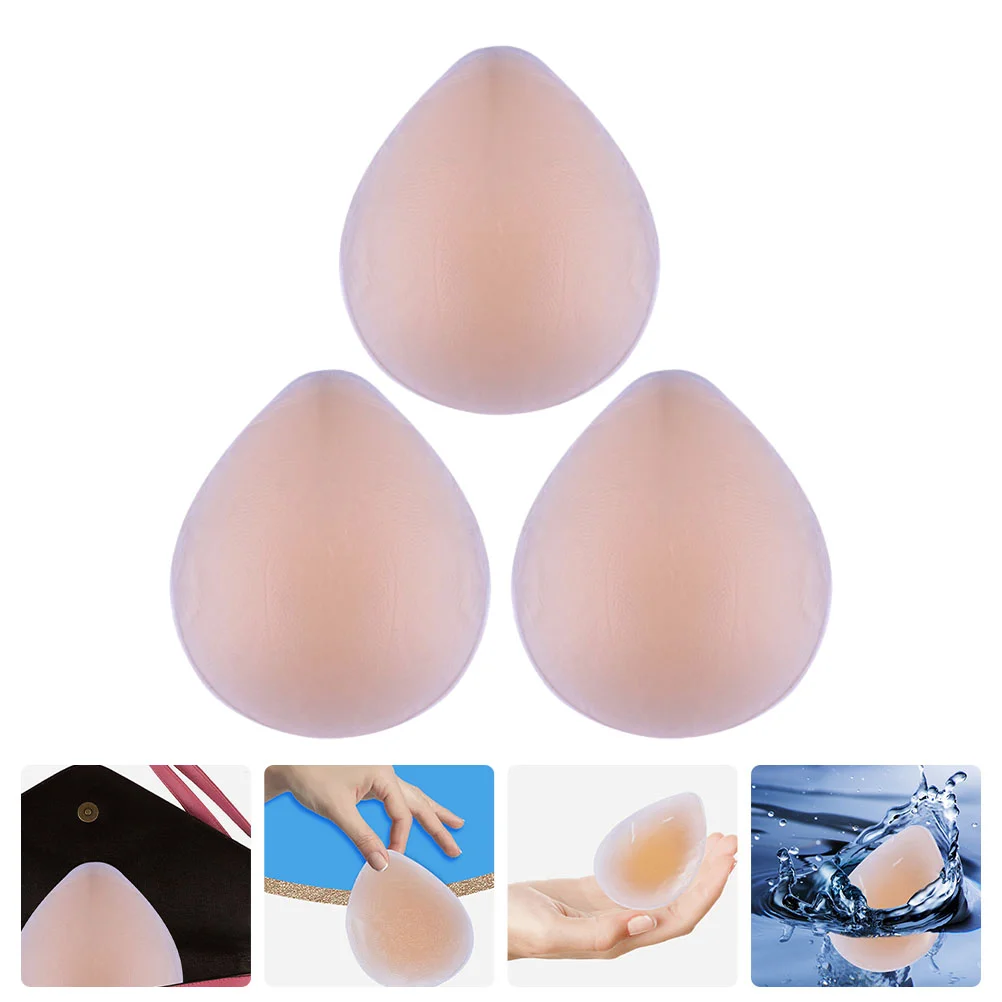 

3Pcs Bikini Pads Waterproof Camel Toe Guard Reusable Breast Pasties
