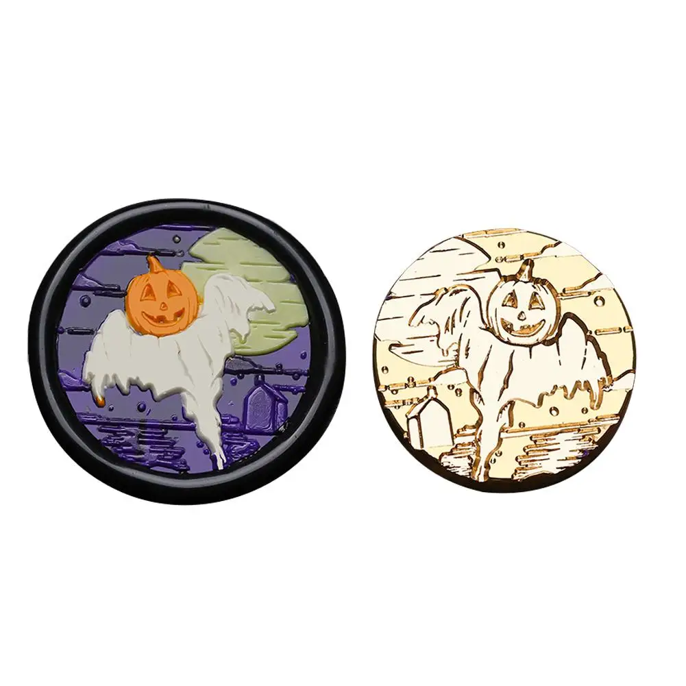 Хэллоуин серии сургучная печать тыквенный фонарь призрак ведьма конверт