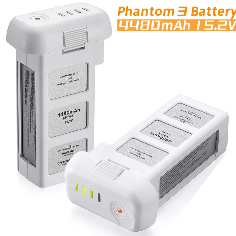 

Аккумулятор Phantom 3, 15,2 в, 4480 мА · ч, интеллектуальная запасная батарея для DJI Phantom 3 Standard,DJI Phantom 3 Pro