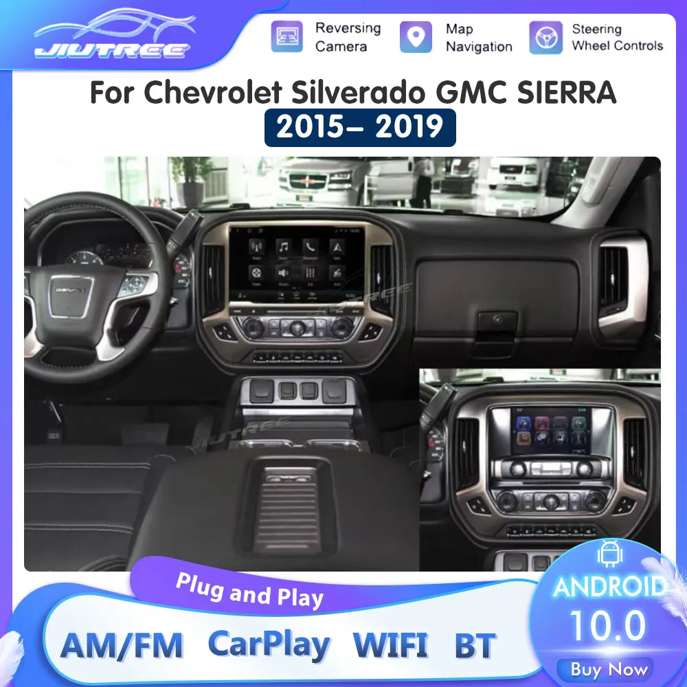 

Автомагнитола 13,3 дюймов, Android для Chevrolet Silverado, GMC, SIERRA 2015, 2016, 2017, 2018, 2019, аудио, радио, автомобильный мультимедийный плеер с GPS, стерео, головное устройство