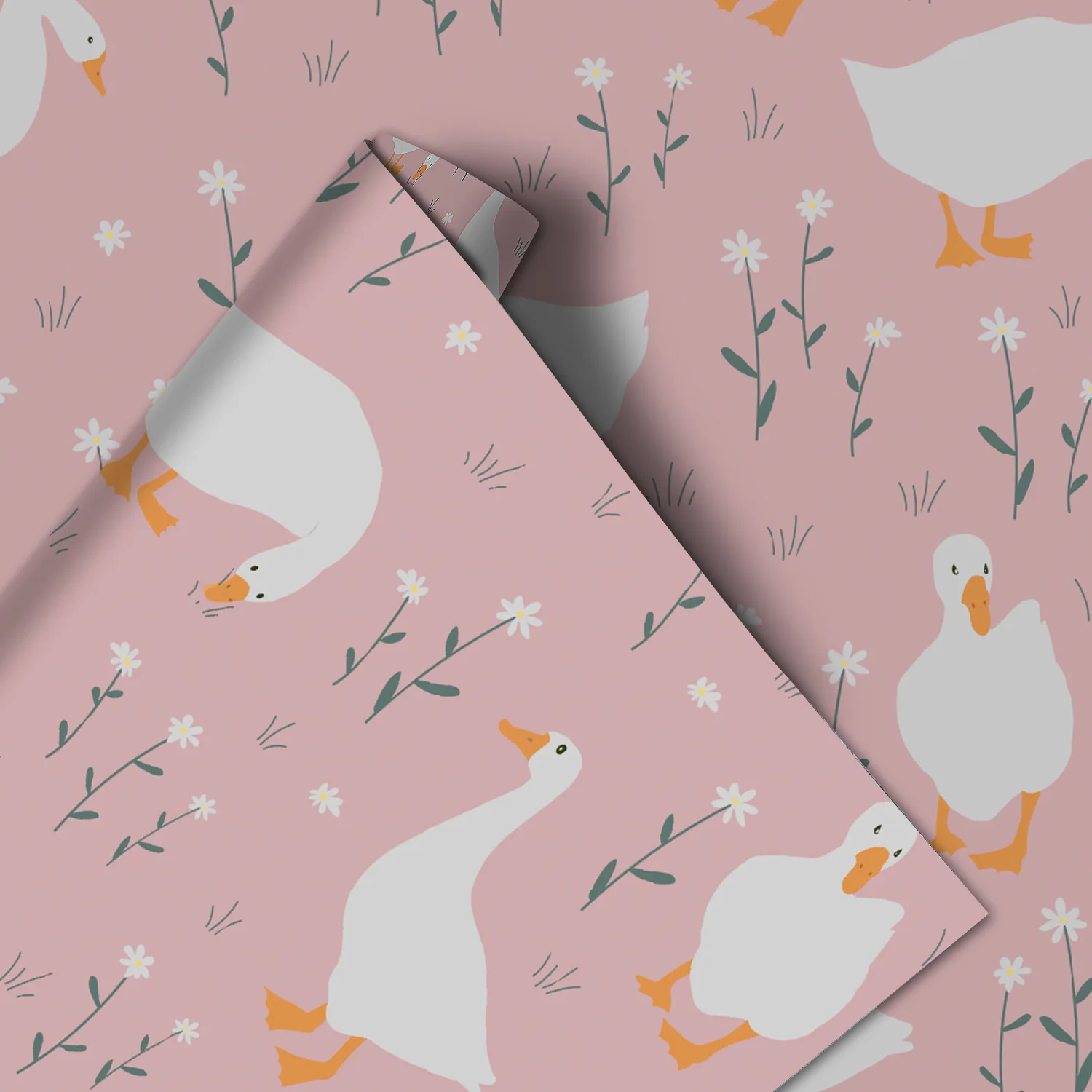 

Виниловые обои WMYDYG розового гуся 0.45 кв.м