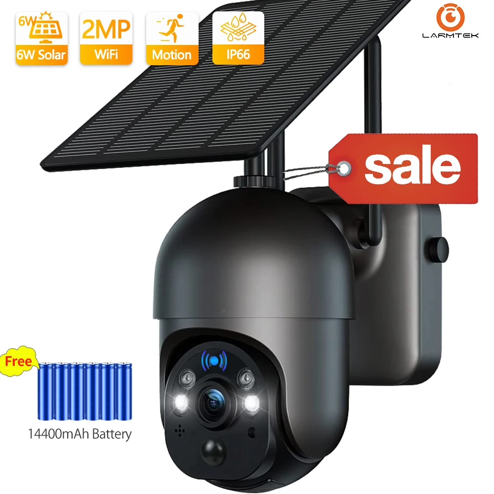 

4G SIM Card Solar Camera 1080P HD WiFi Outdoor Video Surveillance IP Camera PTZ Security Protection Rechargeable Battery UBOX