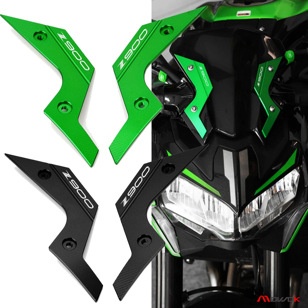 

For Kawasaki Z900 Z 900 SE ABS 2020 2021 2022 2023 Motorcycle Accessories CNC Aluminum Windshield Screen Decorative Cover Plate